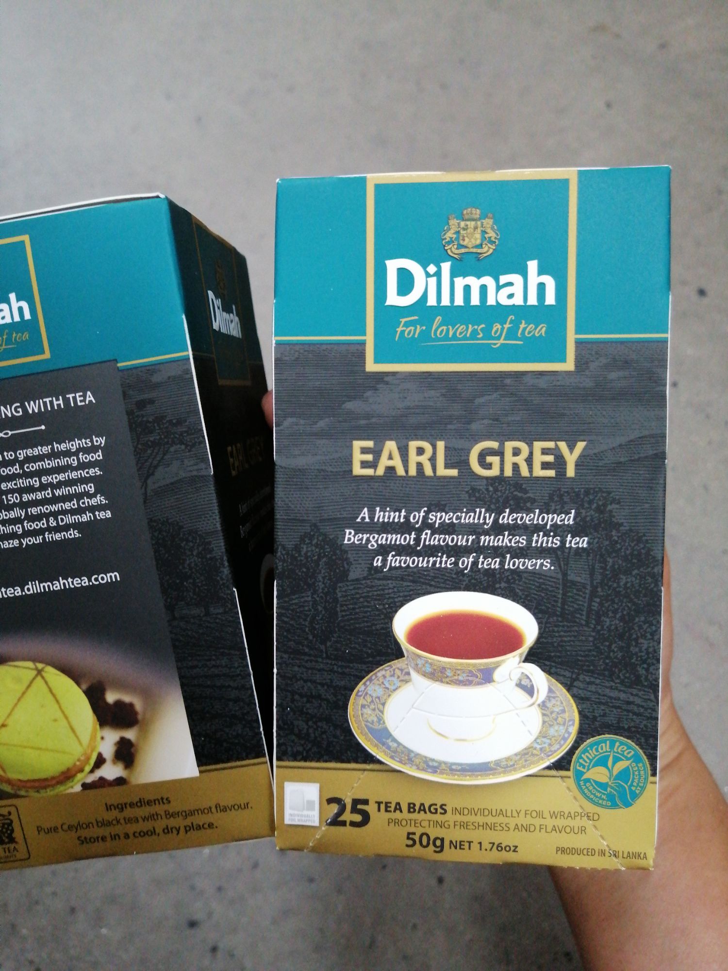 (2g × 25 bags tea) Dilmah Earl Grey Tea Big O market ThaiPick