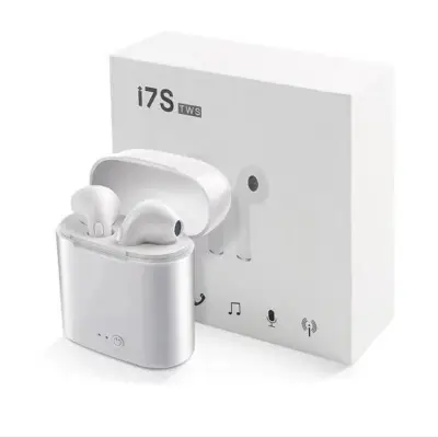 พร้อมส่งหูฟัง I7S TWS พร้อมกล่องชาร์จ หูฟังบลูทูธไร้สาย แบบ 2 ข้าง(ซ้าย-ขวา)รองรับ Bluetooth V4.2