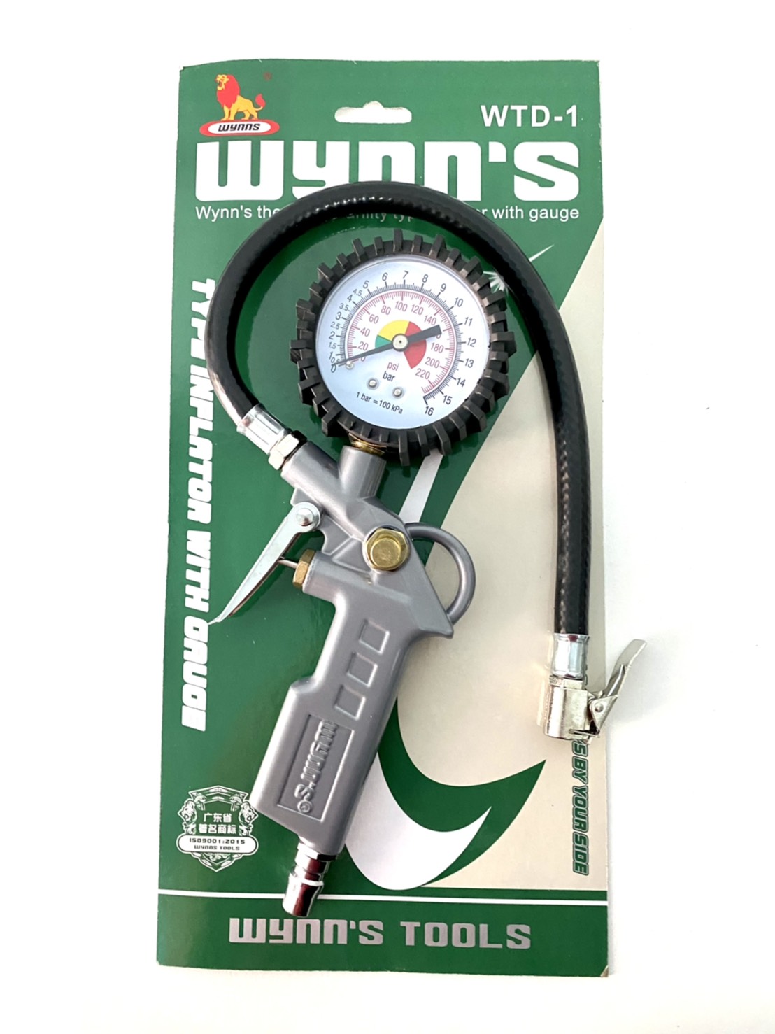 WYNN'S ของแท้ ปืนเติมลม หัวเติมลม เกจ์วัดลม WTD-1