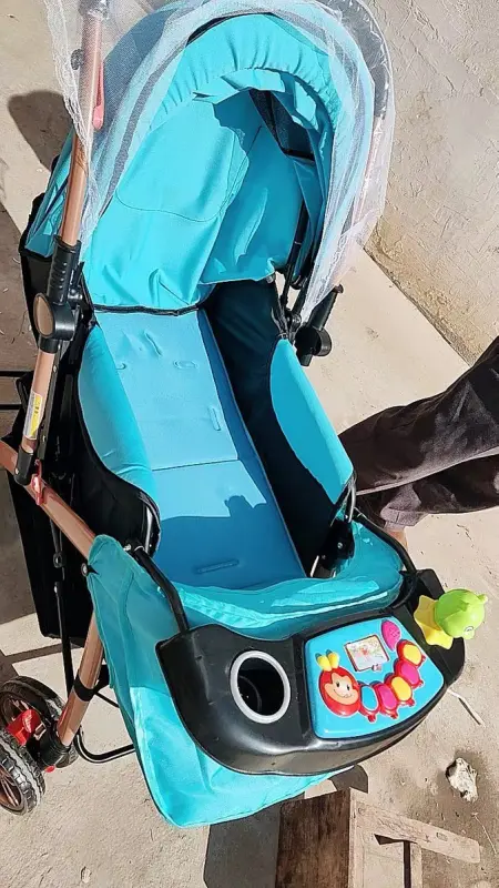 ภาพสินค้าBaby carriageรถเข็นเด็ก รถเข็นเด็ก รุ่นพกพา น้ำหนักเบา ปรับได้มากถึง 175องศา ( นั่ง/เอน/นอน ) โครงทำจากอลูมิเนียม SGS Certified รับน้ำหนักได้มากถึง 25 โล ( ของเเท้ 100% พร้อมบริการเก็บเงินปลายทาง ) จากร้าน Top-shopping บน Lazada ภาพที่ 4