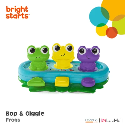 Bright Starts ของเล่นกบกระโดด Bop & Giggle Frogs