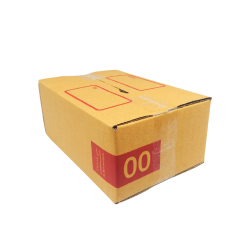 กล่องพัสดุฝาชน เบอร์ ( 00 พิมพ์ จำนวน 5ใบ ) ขนาด 14 x 9.75 x 6 cm กล่องไปรษณีย์  กล่องพัสดุ ราคาถูก