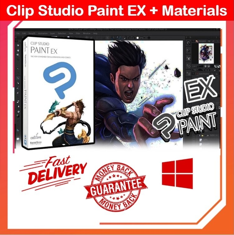 Clip Studio Paint EX 2024 [Sent email only] | Lifetime For Windows ...