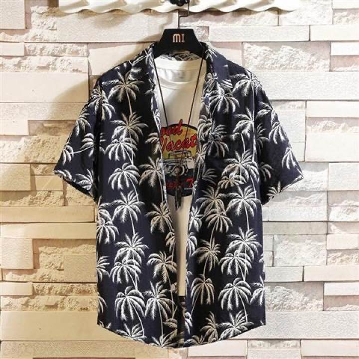 MEIMEISHOPเสื้อเชิ้ตสไตล์เกาหลี เสื้อฮาวาย ผ้าดีมาก Hawaii Style Korea – Plano – 3432899137_TH-13059261940 >>> 🇹🇭 Top1Thailand 🛒 >>> lazada.co.th 🇹🇭 🇹🇭 🇹🇭🛒🛍🛒