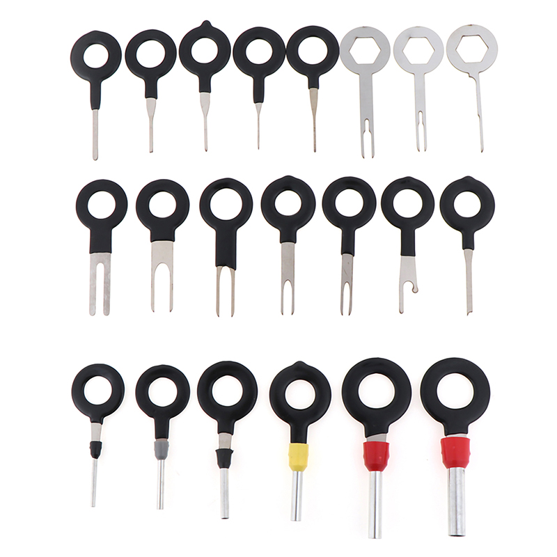 HITN 21Pcs Car Wire Terminal Removal Tool Wiring connector Pin Extractor Tool