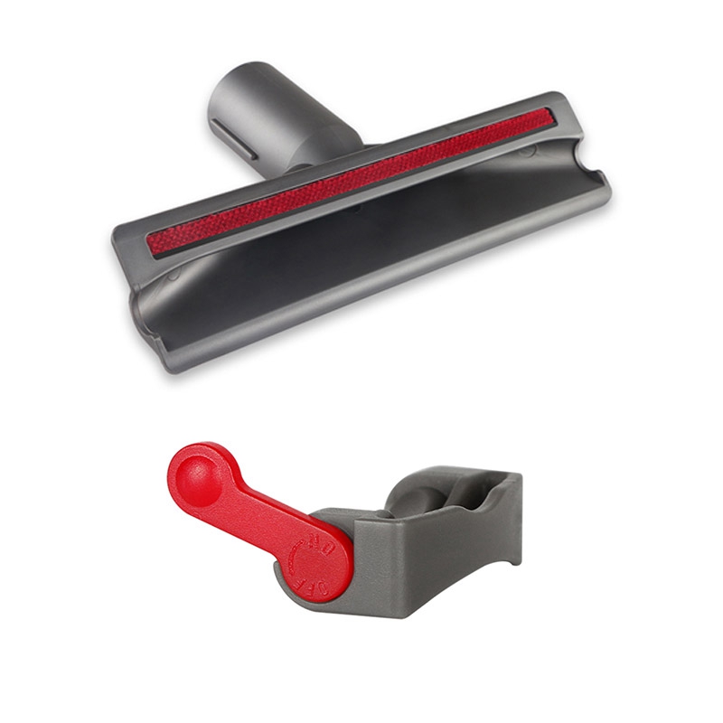 Replacement Suction Brush Head with Trigger Lock Power Button for Dyson