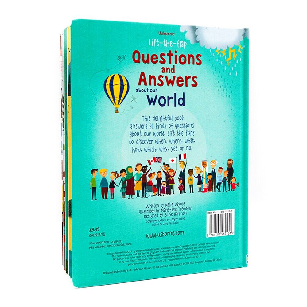 Usborne Book for Begginer Kids Toddler Lift The Flap Questions and ...