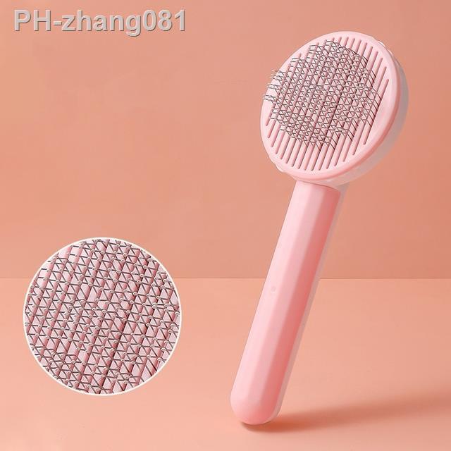 Pet Comb Hair Remover Cat Dog Cleaning Slicker Brush Automatic