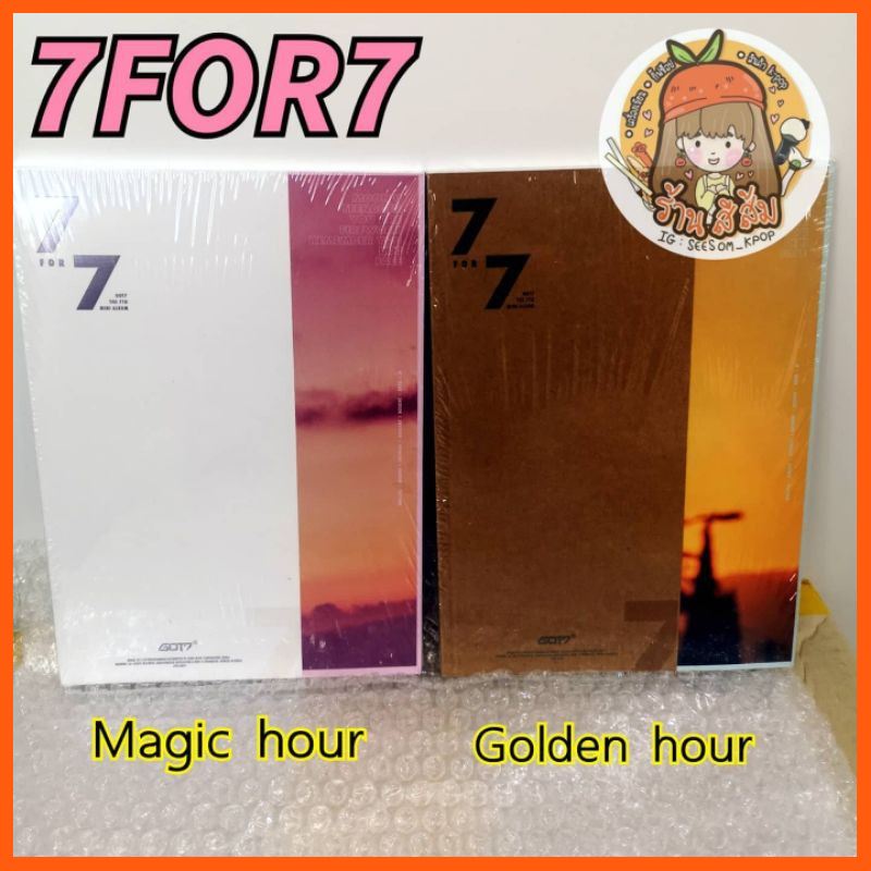 SALE [พร้อมส่ง] อัลบั้ม​ GOT7 7 FOR7 (Magic hour/Golden hour) เกมและอุปกรณ์เสริม แผ่นและตลับเกม เพลย์สเตชั่น