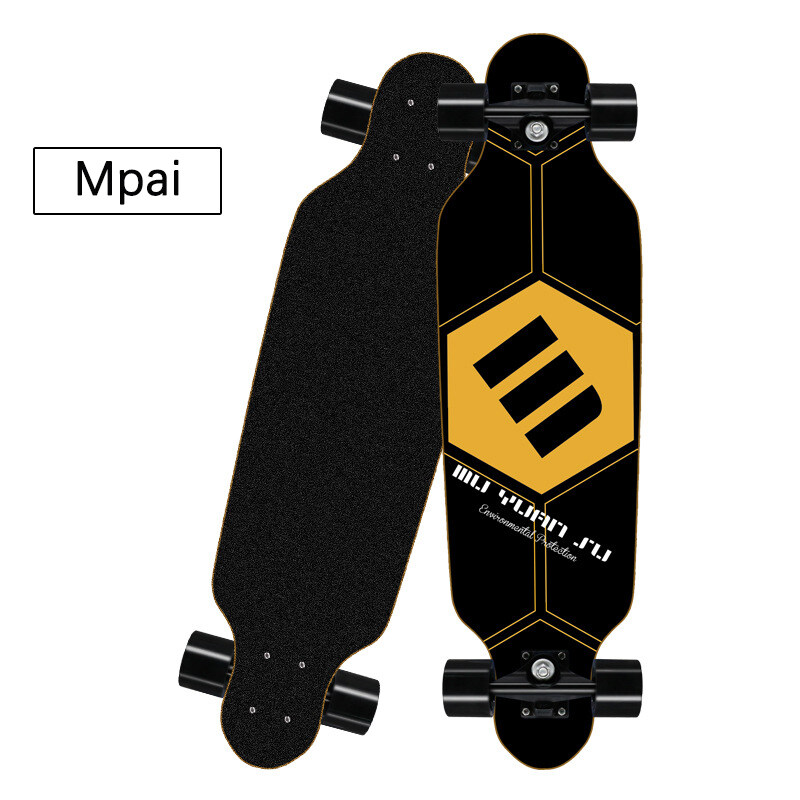 Skateboard สเก็ตบอร์ด ทำมาจากไม้เมเปิ้ลเกรดAAA เสาค้ำอลูมิเนียมผสม เมเปิ้ลเกรดเอ ทนทานไม่แตกง่าย ควบคุมง่ายและเล่นตามสบาย longboard