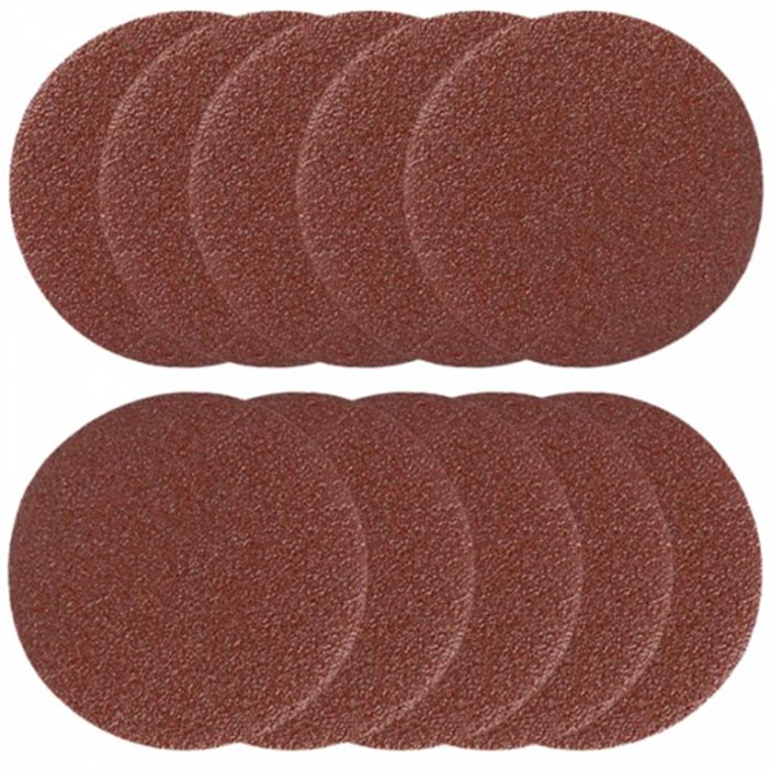 กระดาษทราย กระดาษทรายกลม แบบหลังสักหลาด ขนาด 4 นิ้ว (10แผ่น)  Circular Sandpaper Discs (10 pcs)