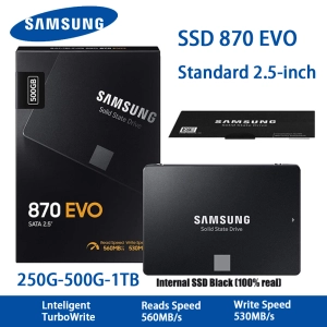 ภาพหน้าปกสินค้า【จัดส่งในพื้นที่】SAMSUNG SSD (เอสเอสดี) 250GB 500GB 1TB 870 EVO SATA3 2.5\" For Notebook เดสก์ท็อปและแล็ปท็อป ที่เกี่ยวข้อง