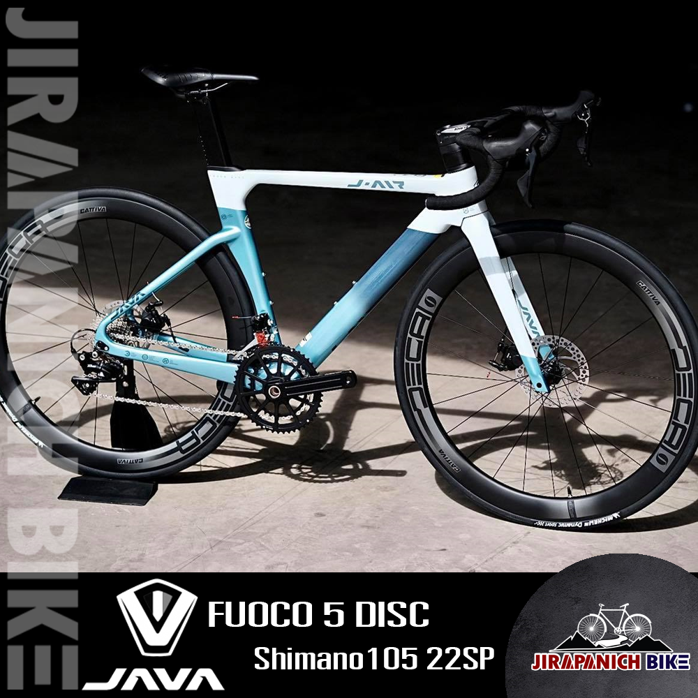 จักรยานเสือหมอบ JAVA รุ่น FUOCO5 Disc Brake ( เฟรม Full Carbon , Shimano105 22SP )