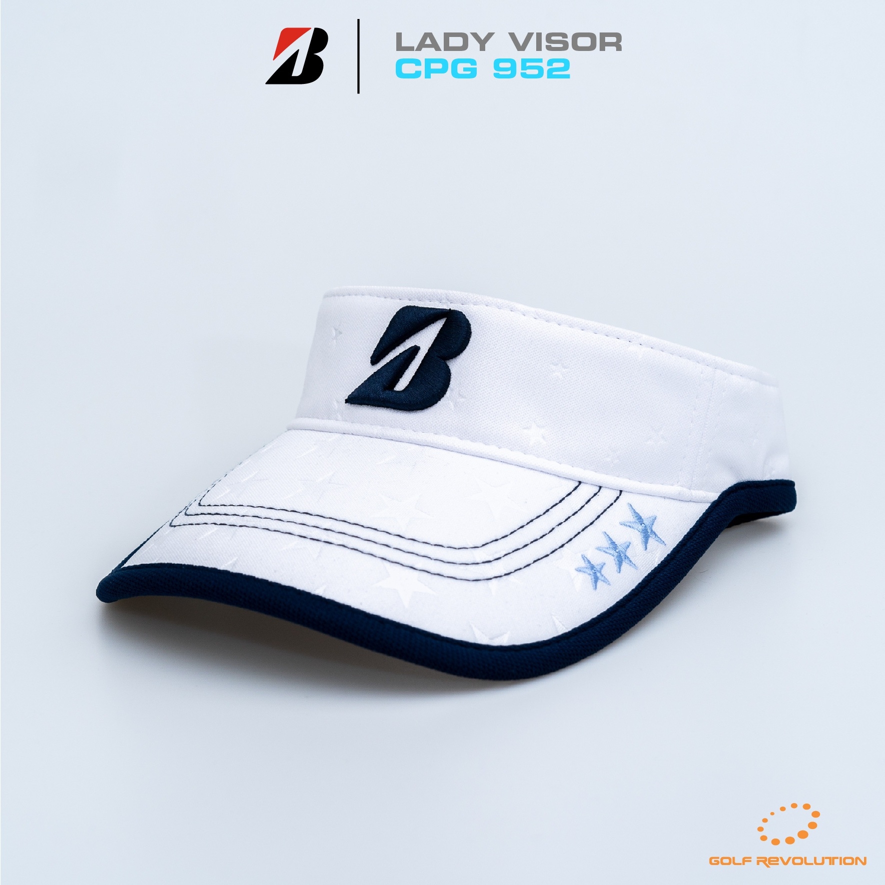 หมวกเปิด Bridgestone golf - CPG952 Ladies's Golf Visor [Tour B Pro Model]