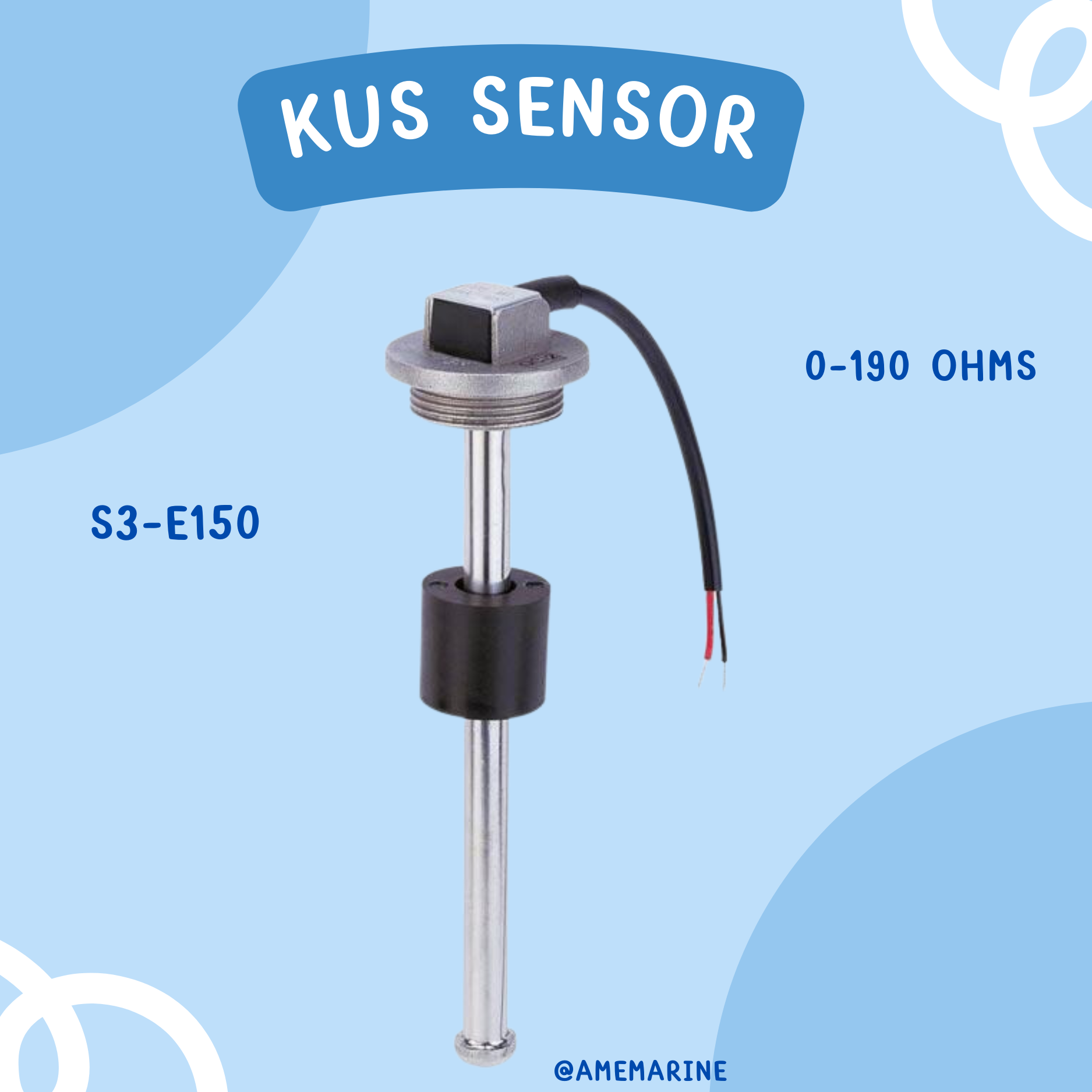 kus sensor water and fuel ใช้วัดระดับน้ำและระดับมันในถังS3-E150 ...