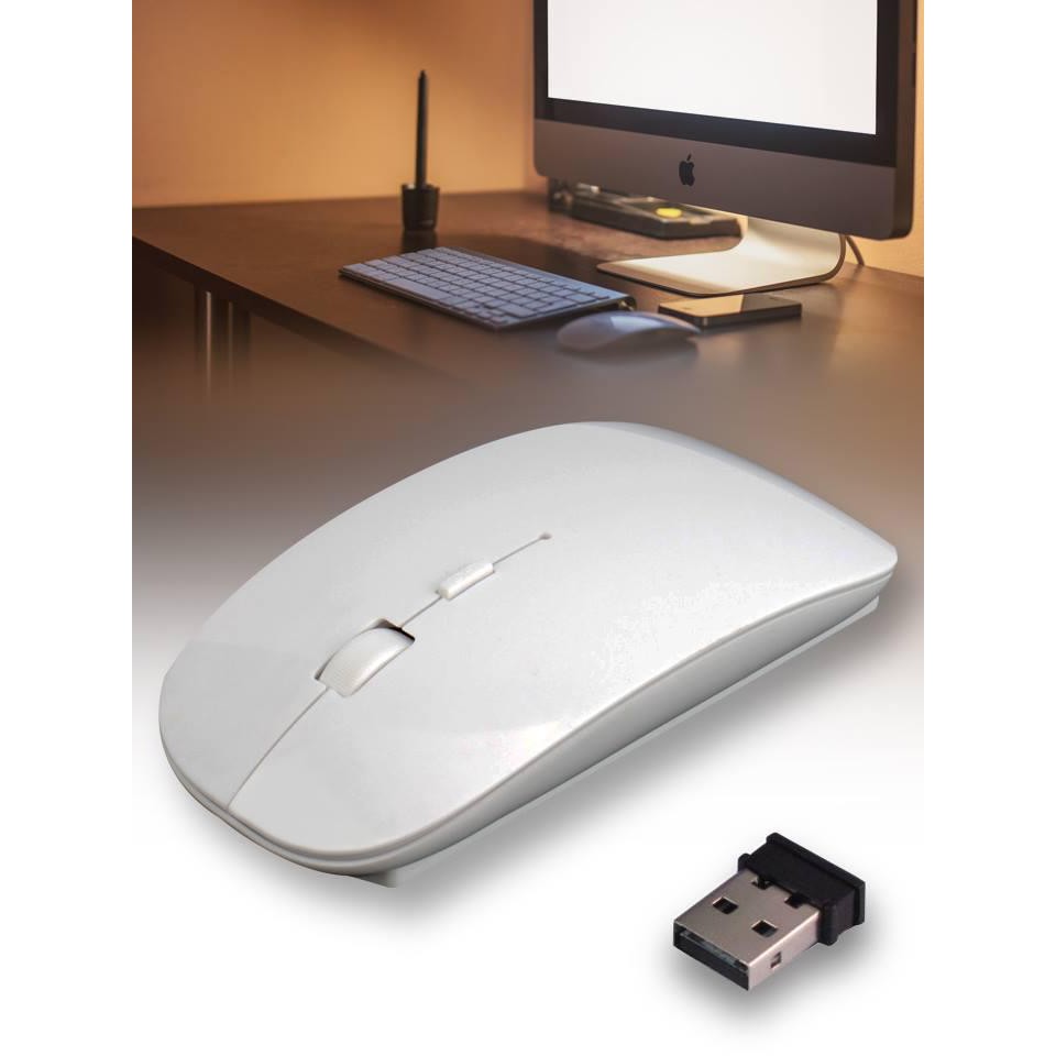 เมาส์ไร้สาย เม้าส์คอมพิวเตอร์ เมาส์บลูทูธ ไร้สาย 2.4G Wireless Mouse