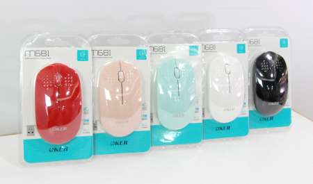 OKER เม้าส์ไร้สาย Mouse wireless 2.4 GHz รุ่น M681 OKER เม้าส์ไร้สาย Mouse wireless 2.4 GHz รุ่น M681