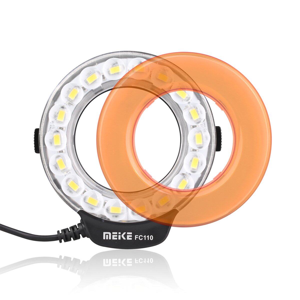 Meike MKFC110 LED Macro Ring Flash Light for Sony Mirrorless & DSLR