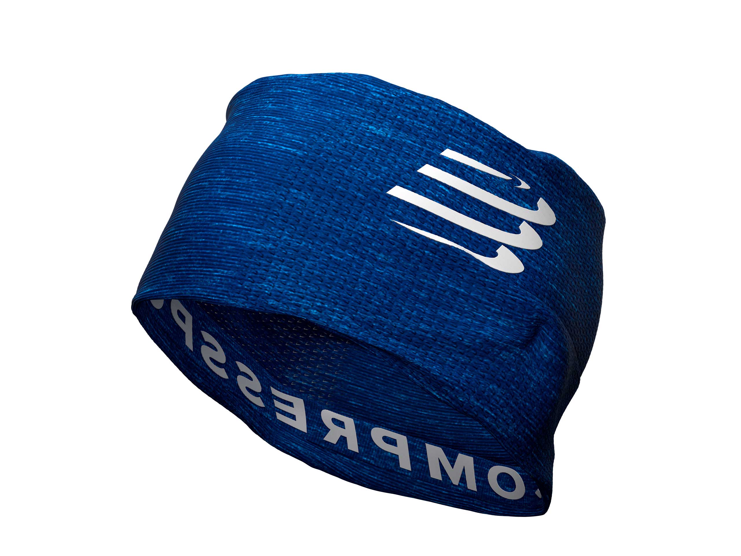 Compressport ผ้าโพกศรีษะ 3D Thermo UltraLight Headtube Blue Melange Uniq Size สีน้ำเงิน