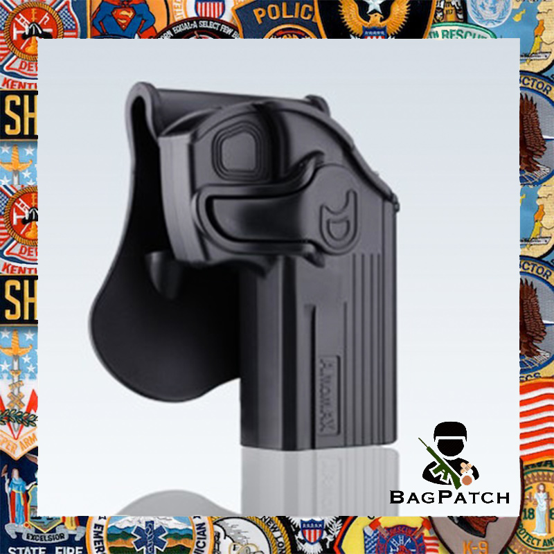 Bagpatch ซองปืน ยี่ห้อ Amomax ของปืน CZ 75D Compact Cz p-01  สีดำ อุปกรณ์อะไหล่ปีนบีบีกัน สำหรับเล่น กีฬาประเภทยิง ปืนแอร์ซอฟต์ บีบีกัน ปืนลมอัดแก๊ส ปืนแอร์ซอฟต์  #00000249