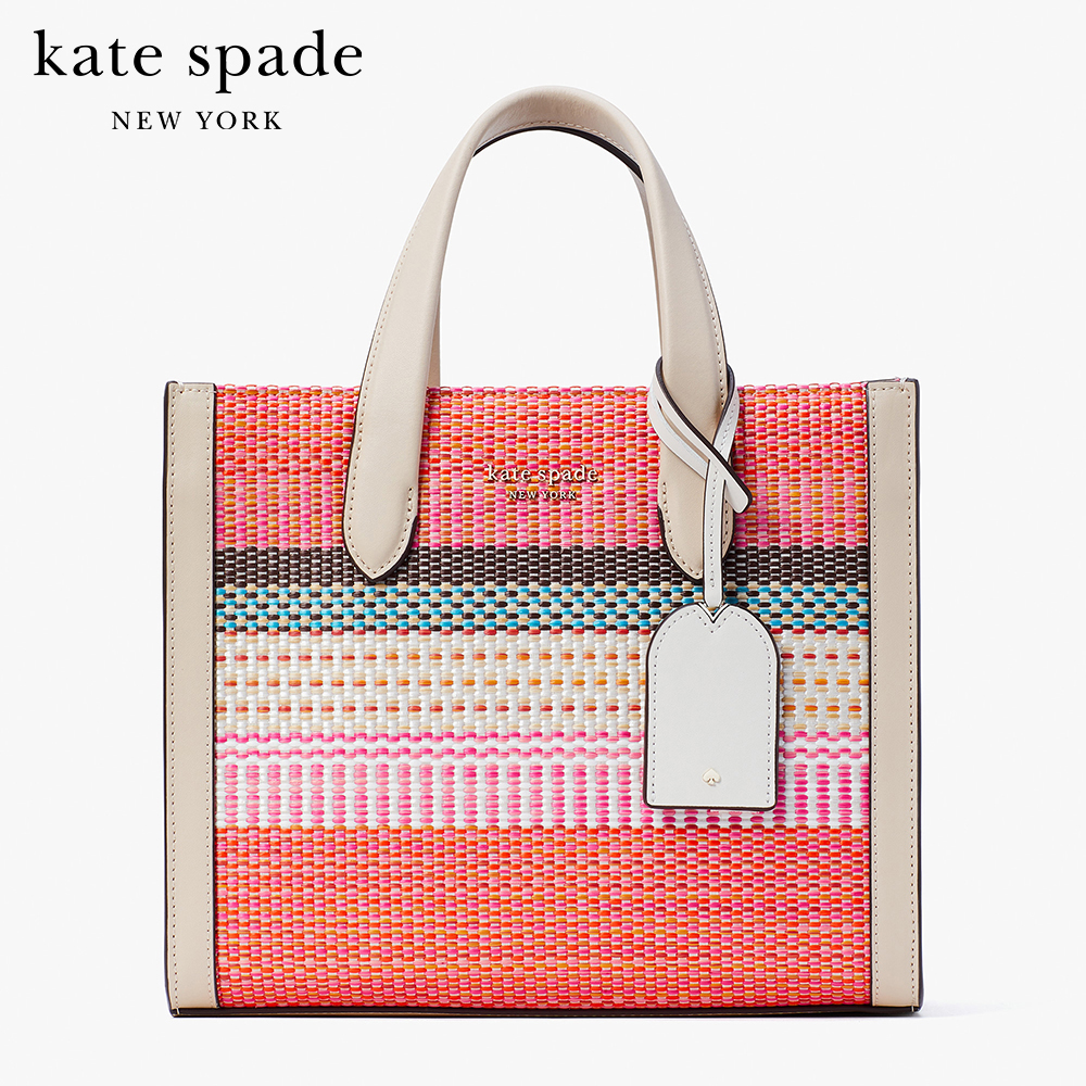 KATE SPADE NEW YORK MANHATTAN WOVEN STRIPED SMALL TOTE K7773 กระเป๋าถือ