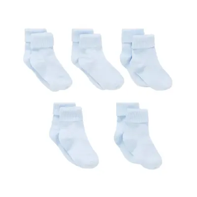 mothercare blue tot socks - 5 pack KA745