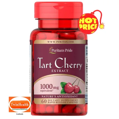 Puritan's Pride Tart Cherry Extract 1000 mg. / 60 Capsules