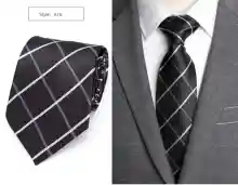 ภาพขนาดย่อของภาพหน้าปกสินค้าเนคไท เน็คไท Ties Men Classic Business Formal Business Wedding Dress Tie Mens Gifts Stripe Grid Fashion Shirt Dress Accessories 8cm Necktie จากร้าน Soya&Than Shop บน Lazada ภาพที่ 5