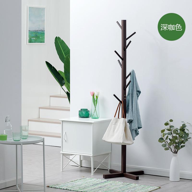 Yxz Solid Wood Simplicity Floor Clothes Tree Simple Sedurre Attrarre Fashion Clothes Rack Living Room Storage Bedroom Clothes Rack