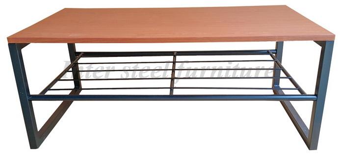 Inter Steel โต๊ะกลางโซฟา รุ่น Tsofa53x90 - ขาสีดำ Tray table side table 93x51x39cm.-Black legs