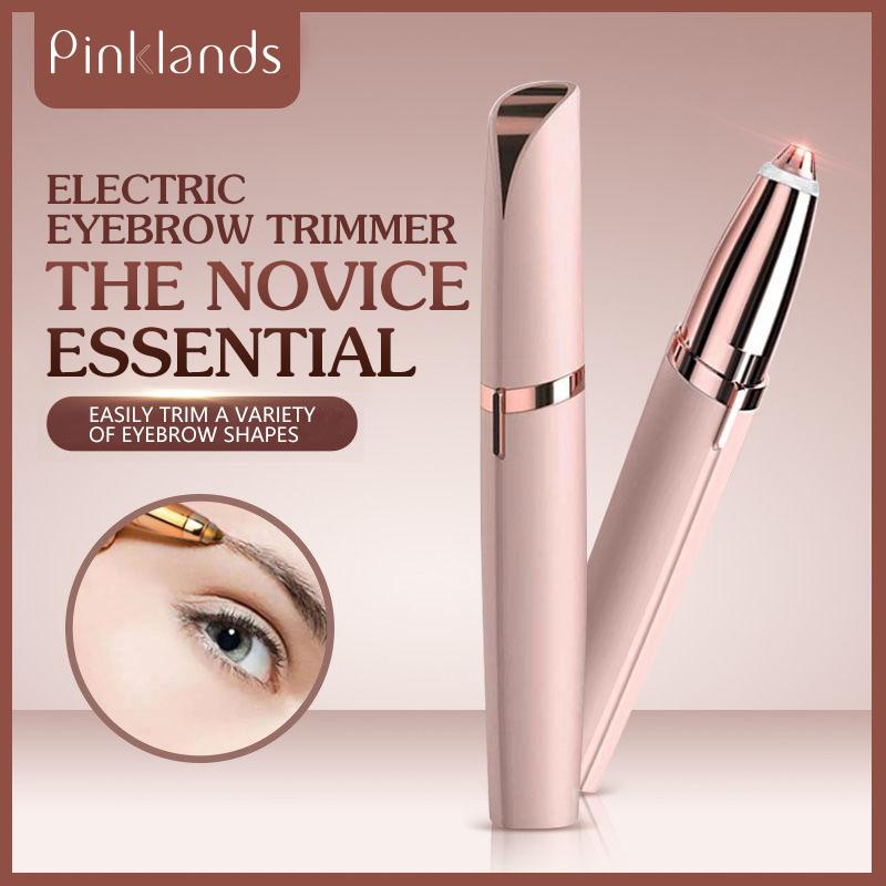 Mini Electric Eyebrow Trimmer ปากกา Remover ไม่เจ็บปวดโกนหนวด Eye brow มีดโกนกำจัดขนลิปสติกคิ้ว Trimmer ผู้หญิง