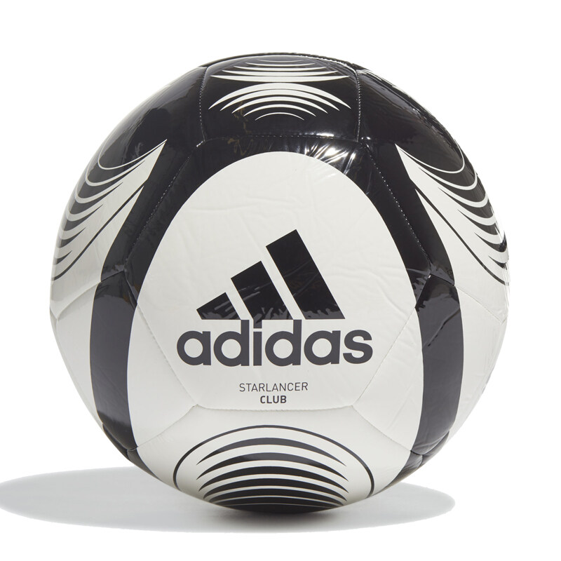 Adidas ลูกฟุตบอลอาดิดาส Adidas Starlancer Club 5 Gk3499 (white/black) สินค้าลิขสิทธิ์แท้. 
