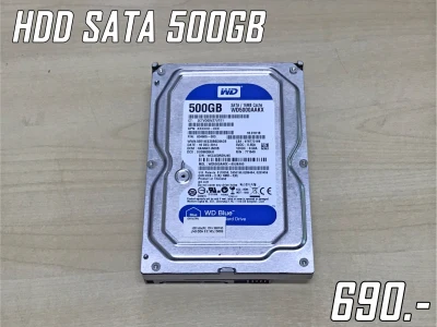 HDD SATA PC 500gb WD / SEAGATE / TOSHIBA คละยี่ห้อ