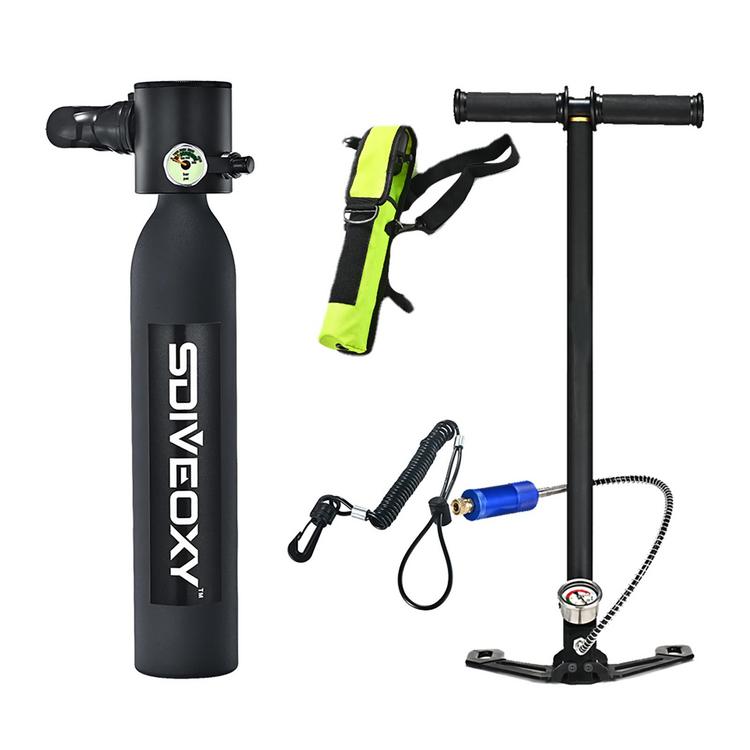 Mini Scuba Tank Kit 0.5L Mini Scuba Diving Cylinder Oxygen Bottle
