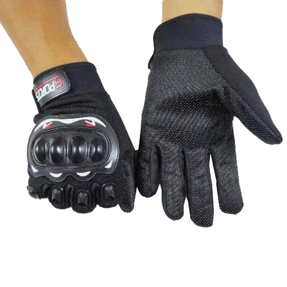 ถุงมือขับมอเตอร์ไซค์ ทัชสกรีนได้ PRO-BIKER (ฟรีไซต์) ป้องกันการบาดเจ็บที่มือ สวมเต็มนิ้ว ปั่นจักรยาน ออกกำลังกาย ระบายอากาศดีเยี่ยม ถุงมือ เต็มนิ้ว รุ่นยอดนิยม สะดวกทั้งตอนขี่ และ ตอนเล่นโทรศัพท์ สวมเต็มนิ้ว ปั่นจักรยาน ออกกำลังกาย