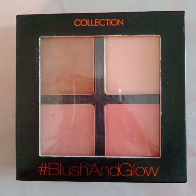 ลดล้างสต๊อก!!Collection Blush And Glow Palette 18g.ผลิต4/2018 ขอคนรับ