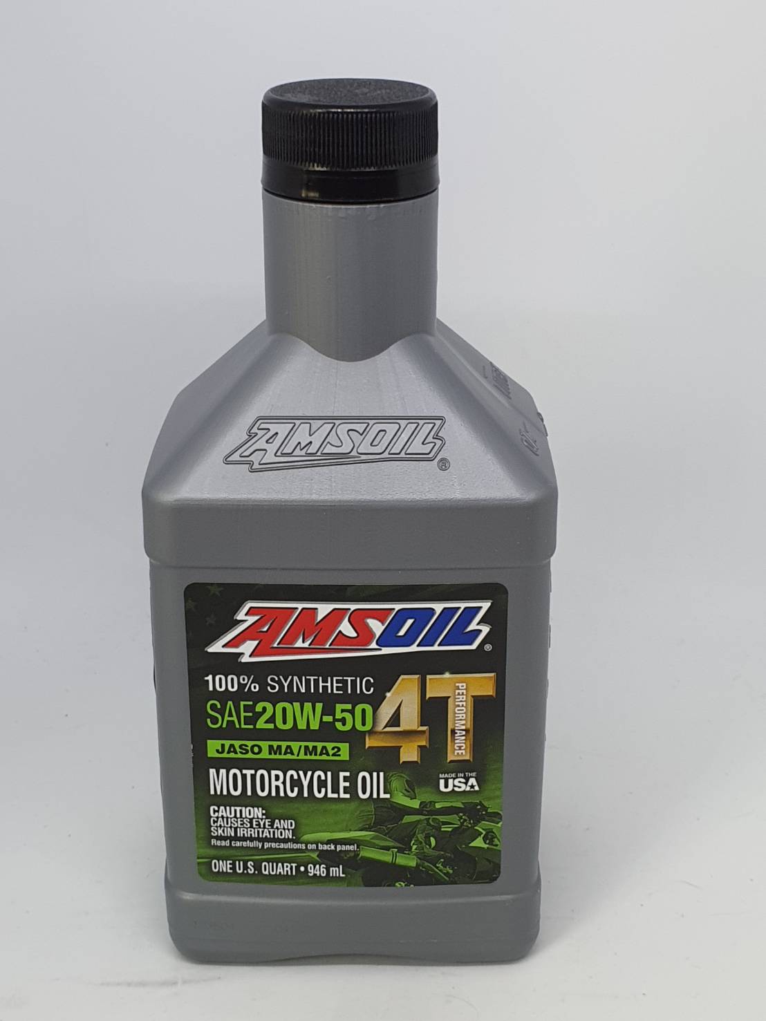 น้ำมันเครื่อง Amsoil 20W-50 4T Performance 100% Synthetic Motorcycle Oil