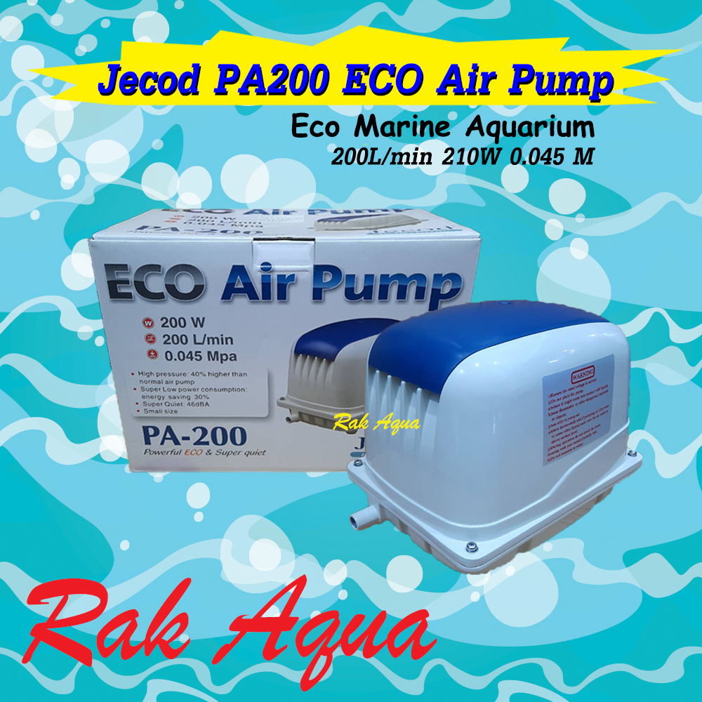 Jecod PA 200 Air Pump ปั้มลม ลมแรง เสียงเงียบ 46 dBA 200 L/min 210w ...