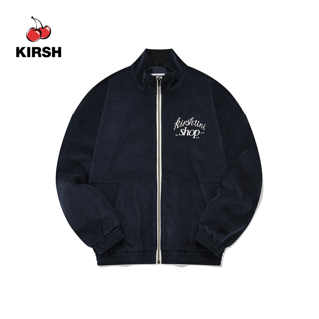 [ KIRSH ]★UNI LETTERING LOGO CORDUROY JACKET KIRSH] UNI LETTERING LOGO CORDUROY JACKET |22AW | | Lazada.co.th