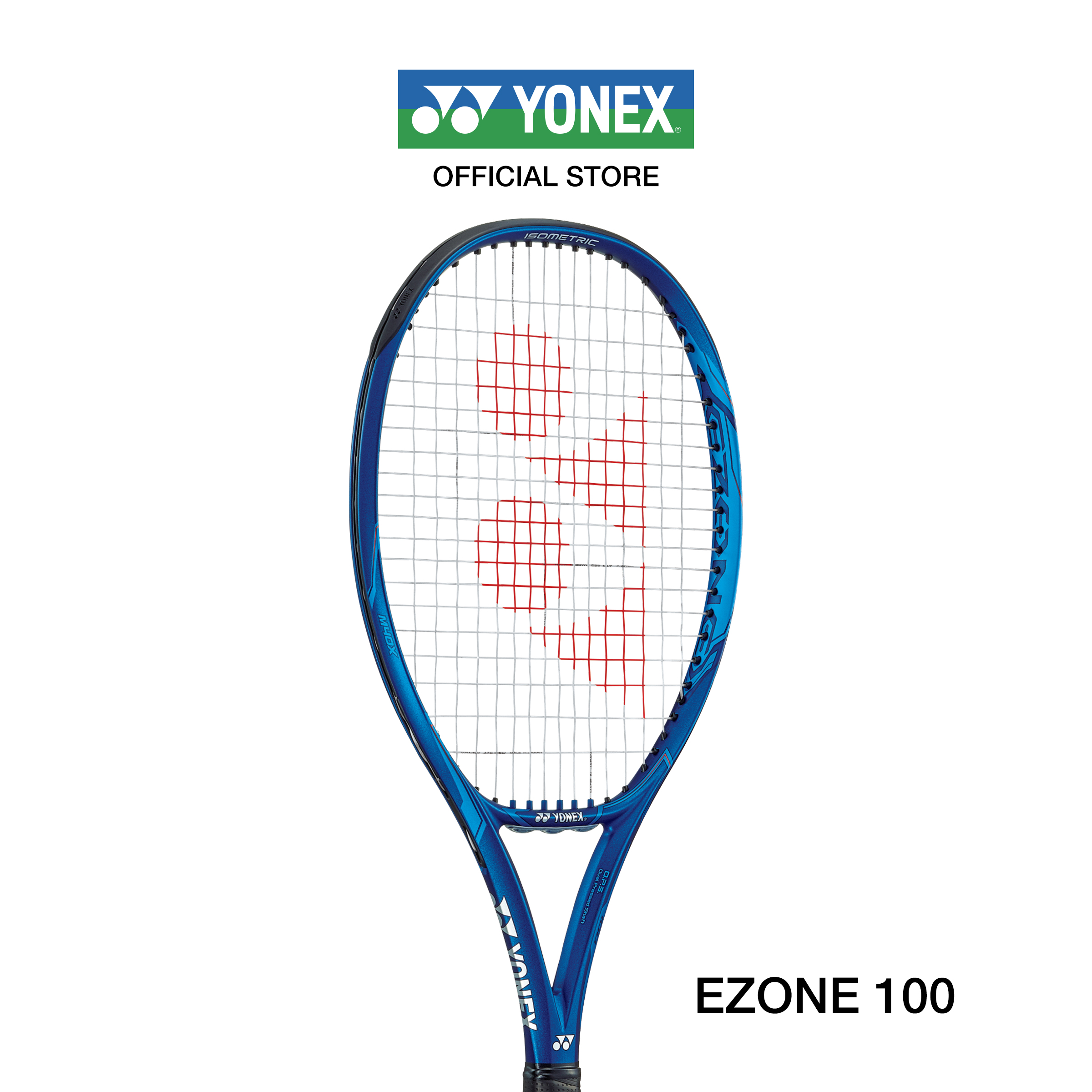 YONEX ไม้เทนนิส รุ่น EZONE 100 (2020) น้ำหนัก 275 กรัม G2 ไม้เทนนิสสายพลังเหมาะสำหรับผู้เล่นทั่วไปที่มองหาเฟรมหน้ากว้างพิเศษ แถมเอ็น PTGP125