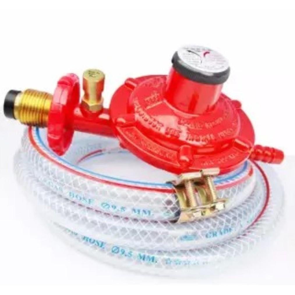 SCG ชุดหัวปรับแรงดันต่ำมีเซฟตี้ พร้อมสายแก๊ส 2 m. รุ่น R326S ...