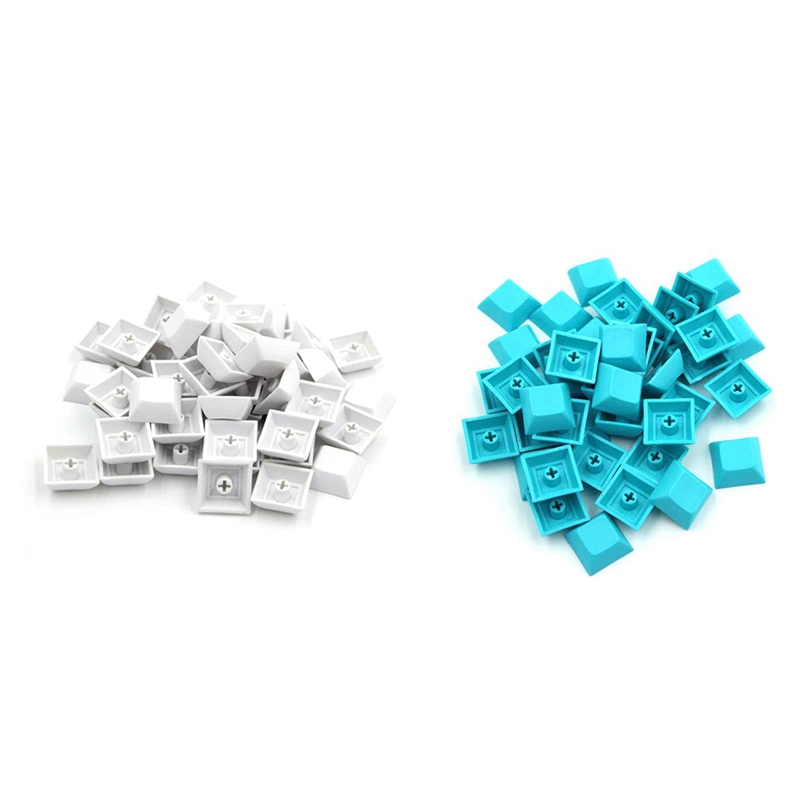 37 PCS PBT Keycap DSA 1U Keycaps for Cherry MX Custom Keycap Set for Gaming Mechanical Keyboard Keybord