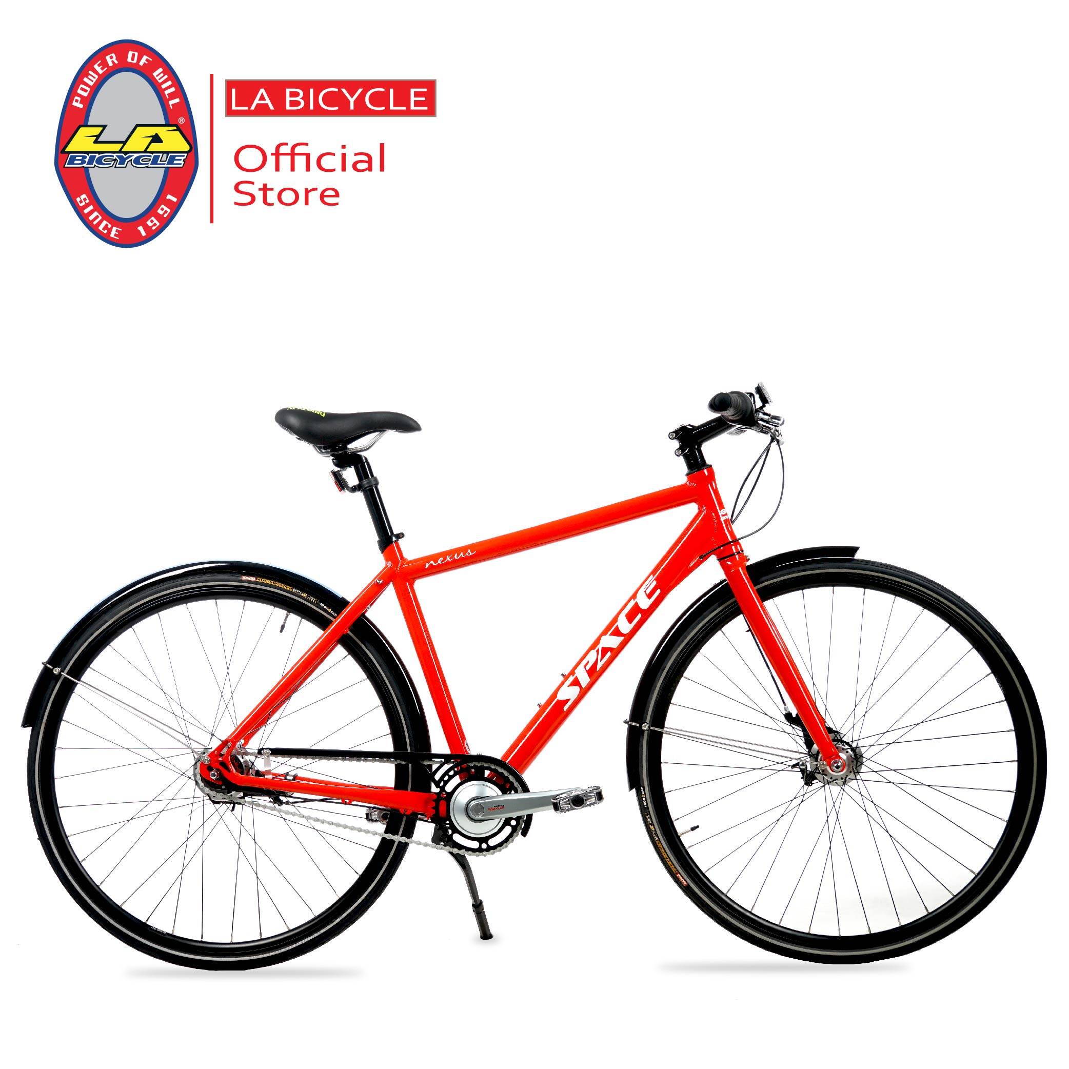 LA Bicycle จักรยาน Fitness Bike รุ่น NEO NEXUS GENT 7 speed RED (172-182cm.)