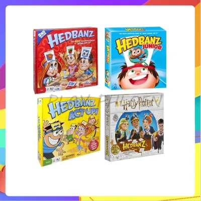 Hedbanz Board game (อย่างดี) - บอร์ดเกม เกมใบ้คำ - Hedbanz classic / Junior / Act up / Harry potter / Adulting