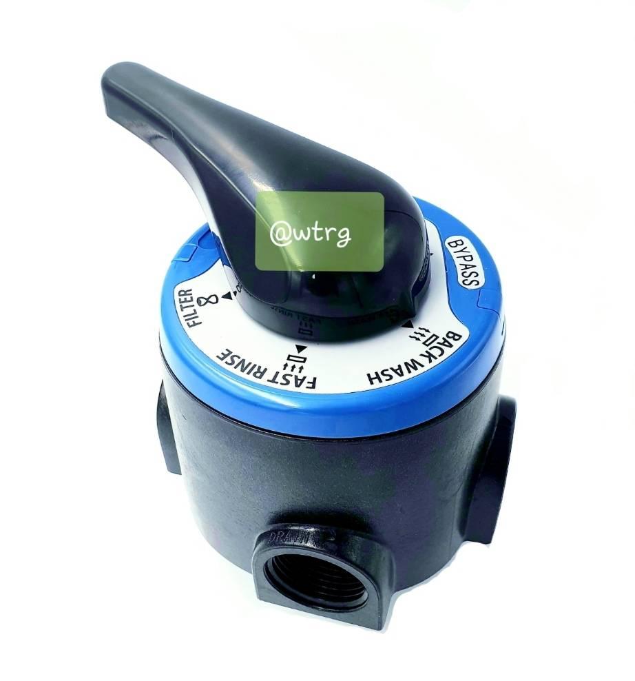 Aquatek หัวควบคุมถังกรอง Manual Multiport Valve for Water Treatment