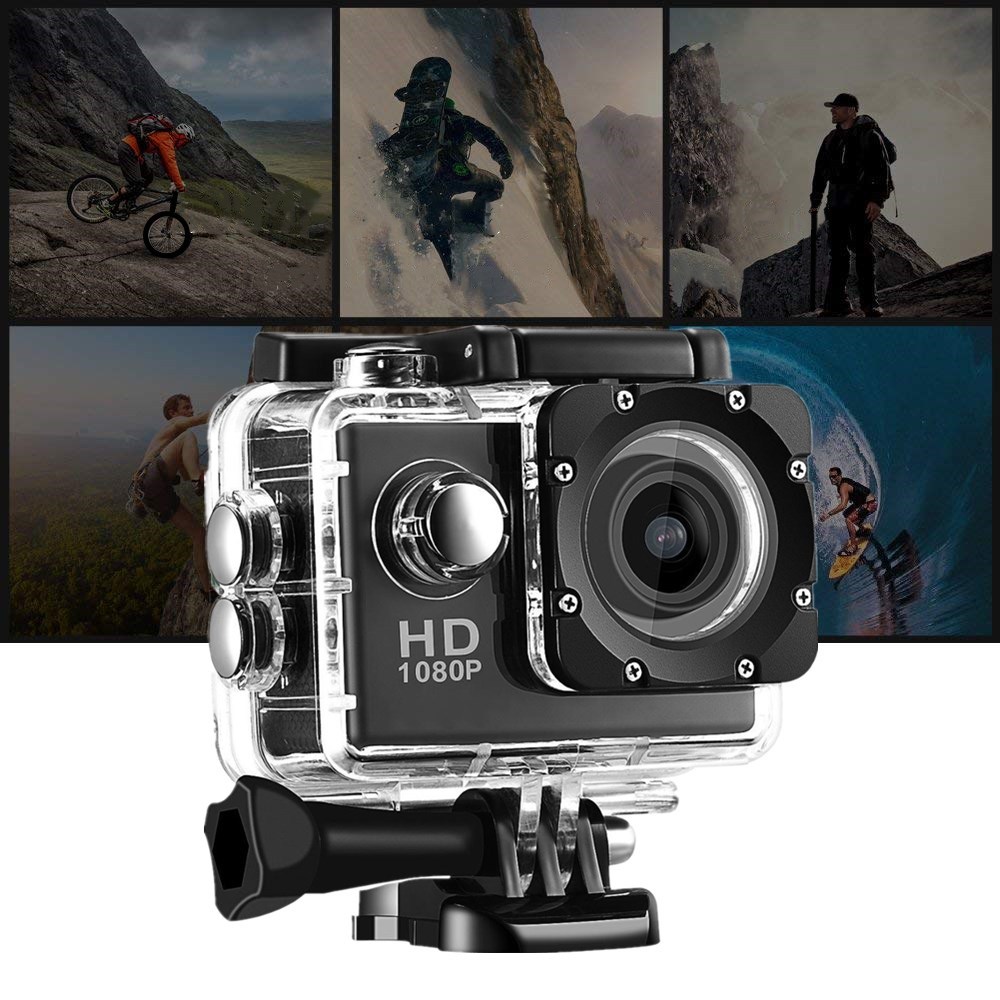 กล้องโกโปร กล้องบันทึกวิดีโอ กล้องหน้ารถ กล้องติดหมวก กล้อง Camera Sport HD กล้องบันทึกภาพระดับ Full HD กล้องกันน้ำ Go Pro ใช้งานง่าย ร้าน Red Shop