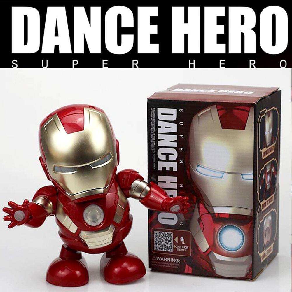 363-16A Dance Hero หุ่นยนต์เต้น มีเสียง มีไฟ พร้อมแสงและดนตรี ตุ๊กตาขยับแขนขาได้