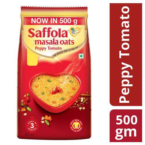 Saffola Masala Oats – Peppy Tomato 500 gm