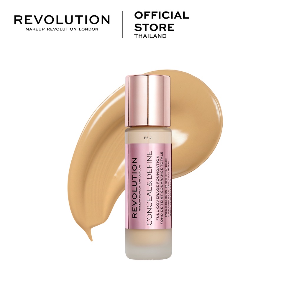 ด่วน ของมีจำนวนจำกัด Makeup Revolution Conceal And Define Full Coverage Foundation F6f85f9f10 1149