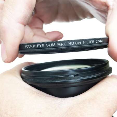 Fourth Eye บางเฉียบคมชัด CPL polarizing กระจกกรอง 37/49/52/58/62/67/72 /77/82mm